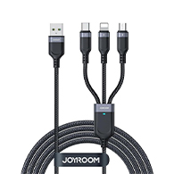 كابل JOYROOM S-A18 متعدد( 3 في 1) – USB-A (بطول 1.2 متر)-1406