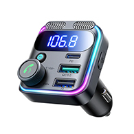 JOYROOM JR-CCB01 ناقل FM لاسلكي للسيارة مع شحن سريع 48W وميكروفون مزدوج-2119