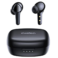 سماعات Choetech BH-T10 Choebuds Pro لاسلكية – ANC/ENC، 24 ساعة تشغيل، أسود- 4946