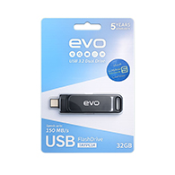 فلاش ميموري EVO USB 3.2 Dual Drive – سعة 32GB مع منفذ USB Type-C عالي السرعة-6158