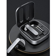 سماعة RECCI RT13 اللاسلكية – صوت HD – تصميم مريح  – شحن Type-C سريع – لون رمادي- 3230