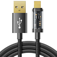 كابل JOYROOM S-UL012 A12 شحن سريع 2.4A لايتنينج (USB-A) – 1.2 متر-- 1393