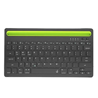 كيبورد K108 لاسلكي وبلوتوث — تصميم نحيف، بطارية مدمجة  - 3658