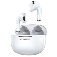 سماعات أذن Foomee PA66 True Stereo (أبيض) - 4474
