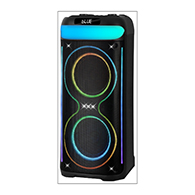 سماعة حفلات VOVO V-2875 دبل 8 بوصة – قدرة 50 وات مع ميكروفون لاسلكي-5768