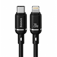 كابل Baseus Silky CB000116 من Type-C إلى Lightning بشحن سريع 20W – بطول 2 متر