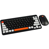 كيبورد وماوس PT-680 لاسلكي ثنائي الوضع – بلوتوث – أسود -عربي/إنجليزي - 5828