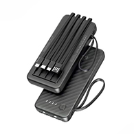 باور بانك Earldom PB69 سعة 10000mAh بشحن سريع 22.5W وكابلات مدمجة (4×1)-7471