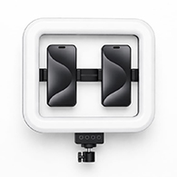 طقم إضاءة احترافي NeePho NP-35 حلقة LED 30 سم مع حامل هاتف مزدوج-6982