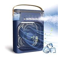 مكيف هواء محمول صغير 4 في 1 مع إضاءة LED و رذاذ ماء-1276