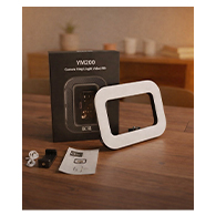 إضاءة رينج لايت YM-200D LED قابلة للشحن – إضاءة احترافية للتصوير والفيديو وصناعة المحتوى-6164