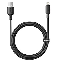 كابل Baseus معتمد MFi من USB-A إلى Lightning بقدرة 20W و2.4A – 1 متر / 2 متر