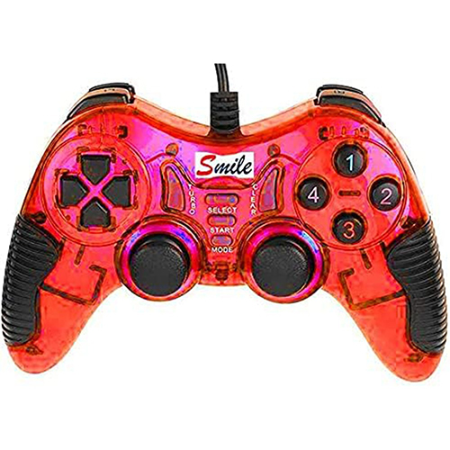 دراع تحكم ألعاب مزدوج سلكي USB SMILE SM-600D للكمبيوتر-6212