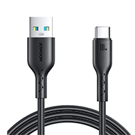 كابل Joyroom SA26 USB إلى Type-C شحن سريع 3 أمبير 1 متر – أسود-3938