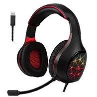 سماعة جيمينج ST-GM2100LR سلكية USB ستيريو 2.1 – إضاءة LED بـ7 ألوان ومايكروفون مرن-2193